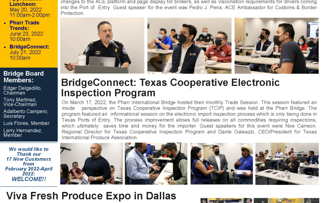 Bridge Newsletter – April 2022